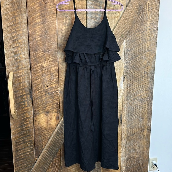Hem and thread wide leg cropped romper size small - Picture 1 of 7